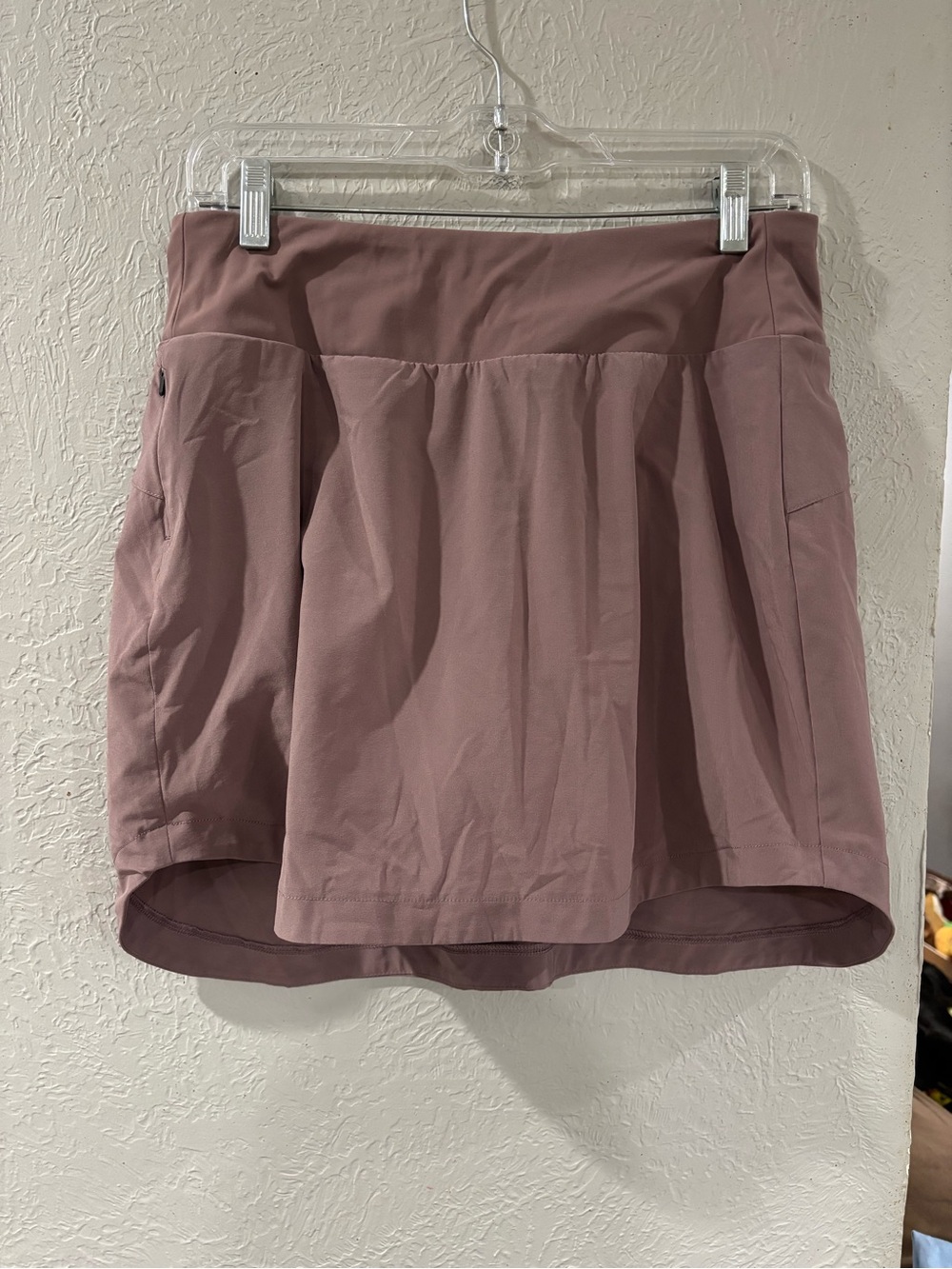 Free Fly Womens Bamboo lined active breeze tennis athletic skort in Fig size Med
